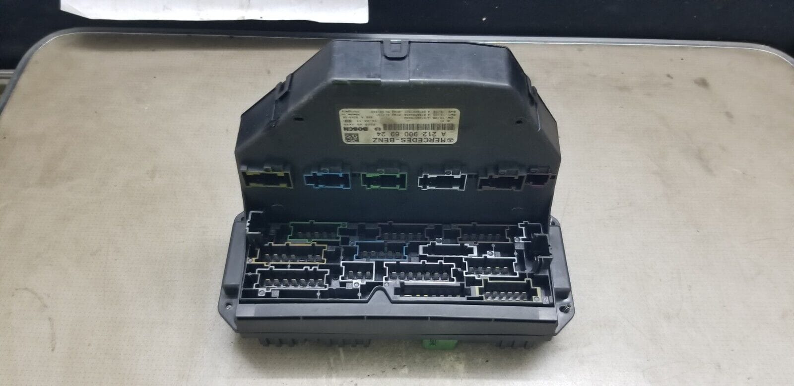 Mercedes W212 E-Class Fuse Relay Box A2129006924 - Front View