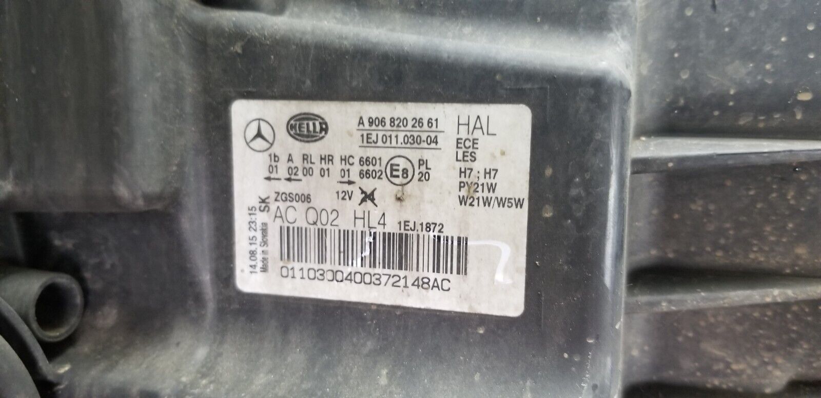 Mercedes-Benz OEM SPRINTER 2017 Right Driver Headlight A9068202661 - Image 5