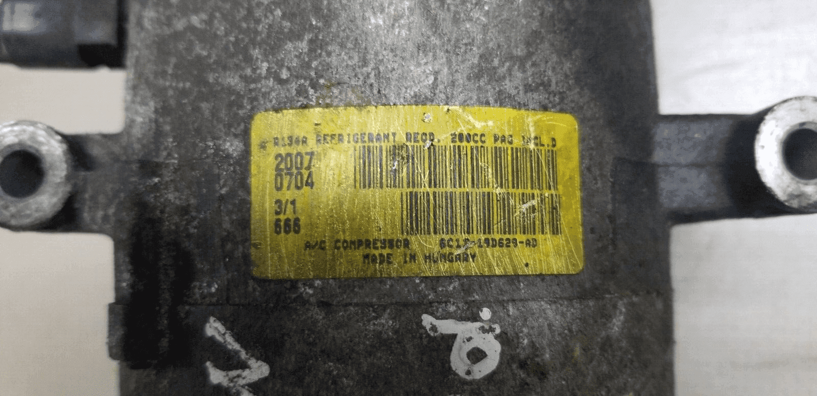 PEUGEOT BOXER CITROEN RELAY 2.2TD AIR CONDITIONING PUMP 6C11-19D629-AD 2007-2013 - Image 3