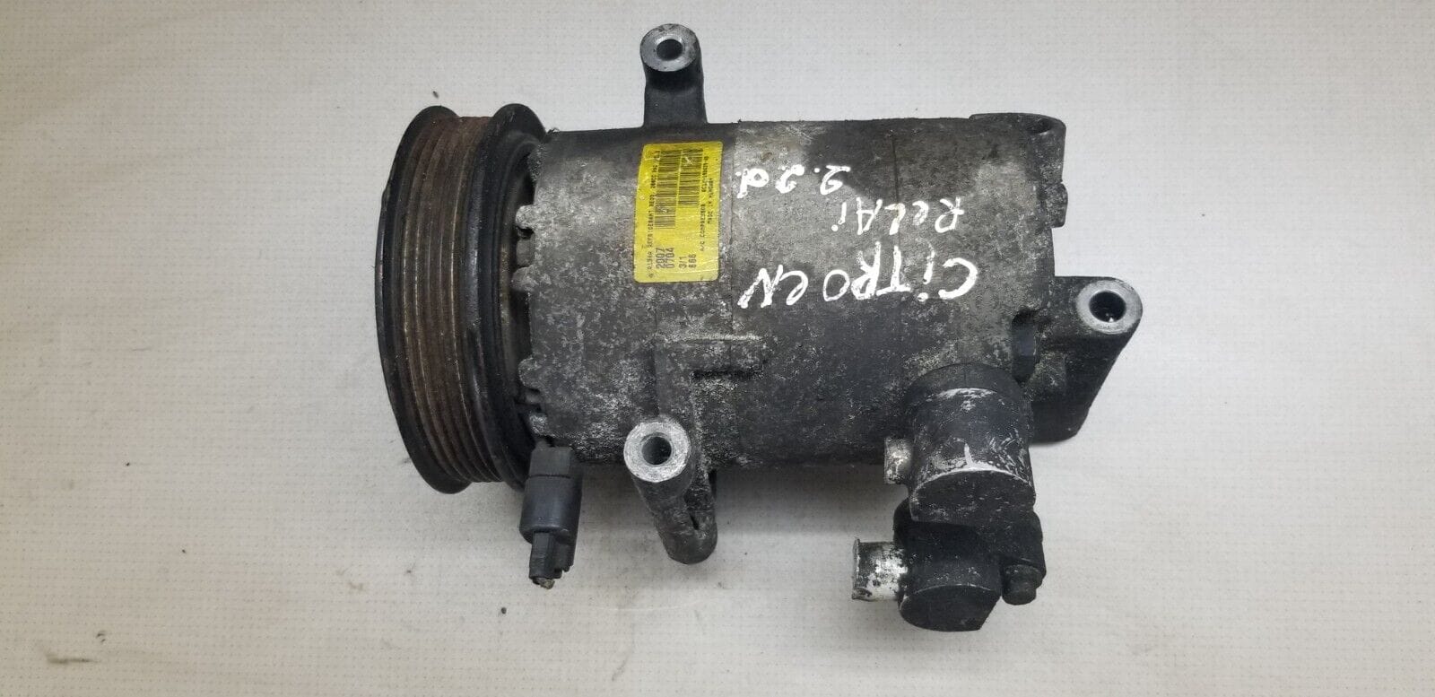 PEUGEOT BOXER CITROEN RELAY 2.2TD AIR CONDITIONING PUMP 6C11-19D629-AD 2007-2013 - Image 5