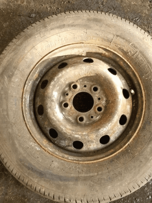 RELAY, BOXER STEEL WHEEL & TYRE 215 75 16C OVATION