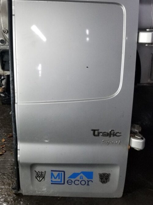 Vivaro Driver Side Rear Door OSR Silver 2001-2014 |O