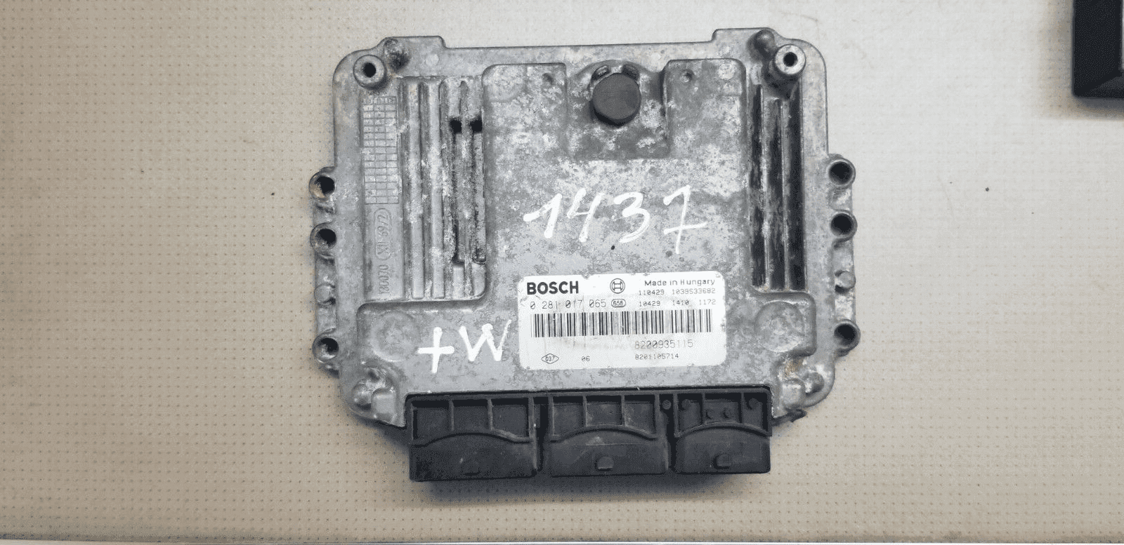 Vauxhall Vivaro Trafic Primastar 2.0 TD ECU Kit 0281017065 09-14 - Image 3