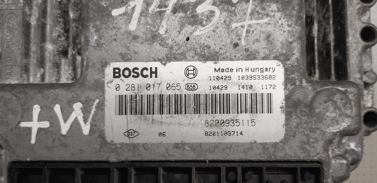 Vauxhall Vivaro Trafic Primastar 2.0 TD ECU Kit 0281017065 09-14 - Image 4