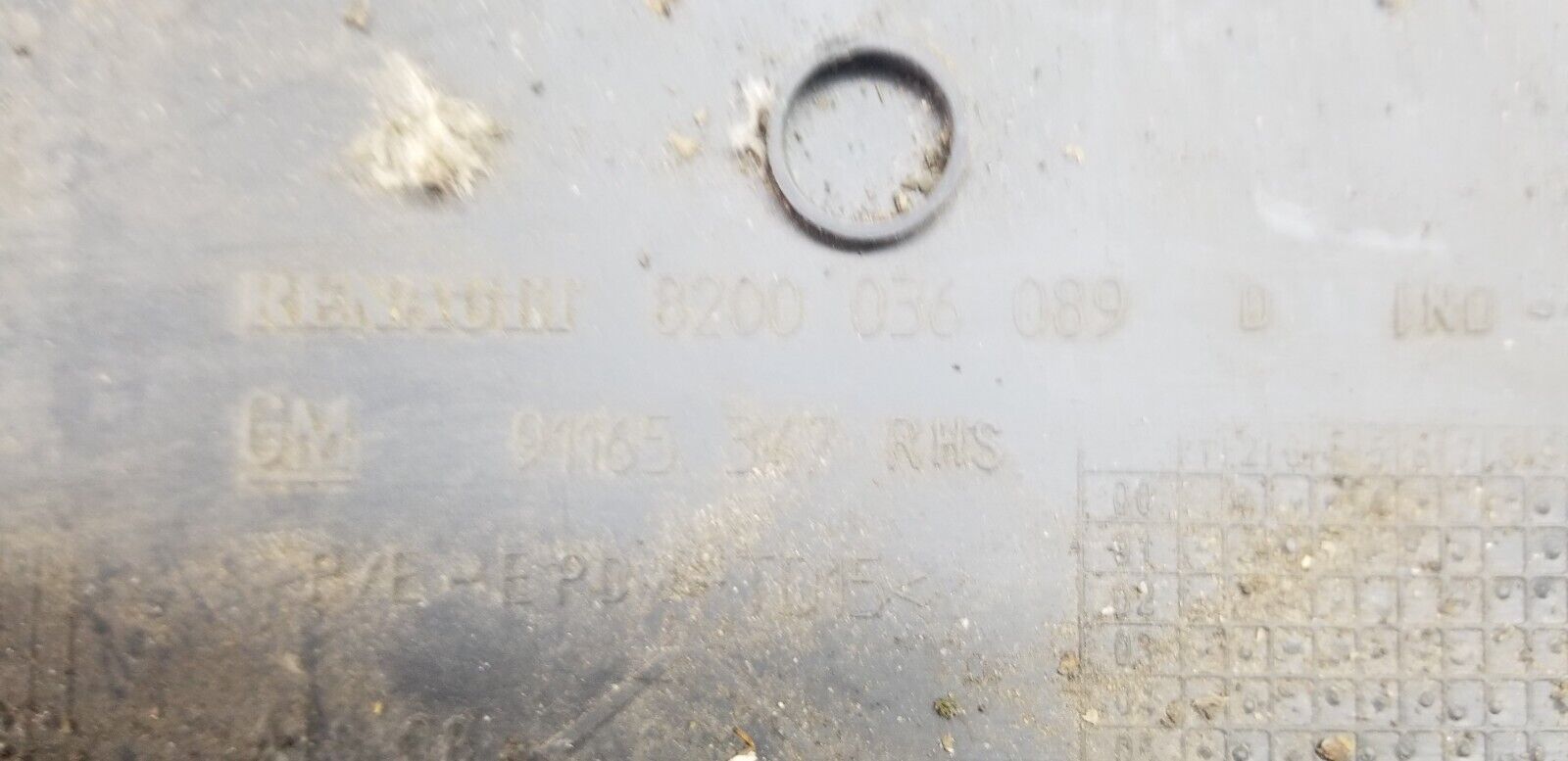 VIVARO TRAFIC 2001 - 2014 DRIVER SIDE MIDDLE TRIM MOULDING PANEL 8200036089 - Image 3