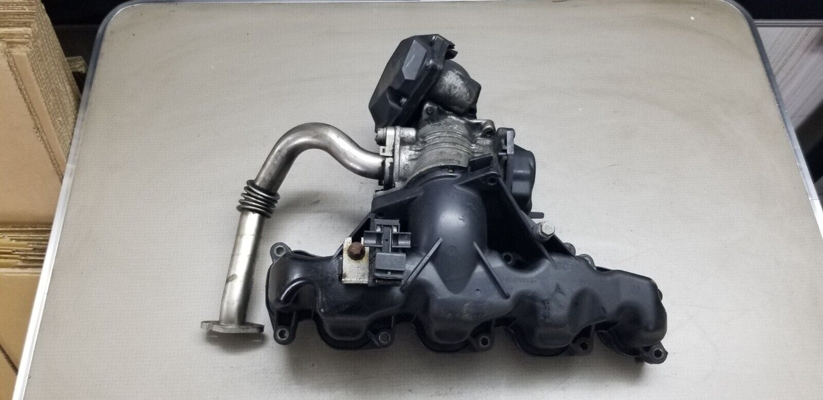 VW Audi Seat Skoda Throttle Body 03L128063S and Inlet Manifold 03L129711AL |O - Image 3