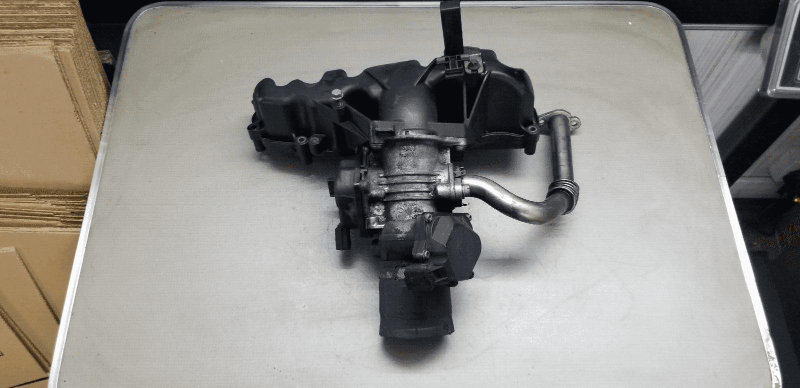 VW Audi Seat Skoda Throttle Body 03L128063S and Inlet Manifold 03L129711AL |O