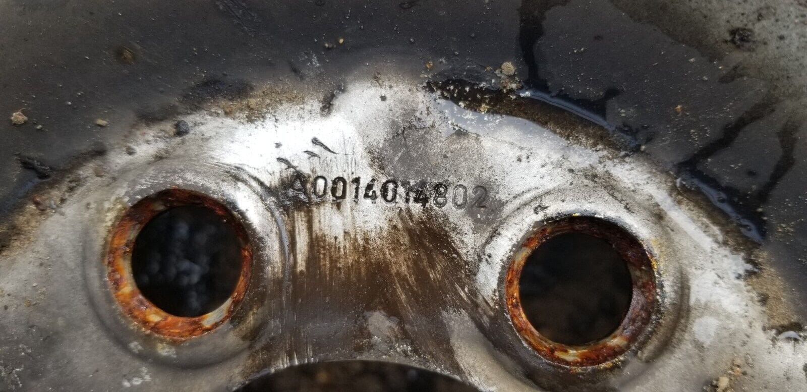 Close-up wheel part number A0014014802