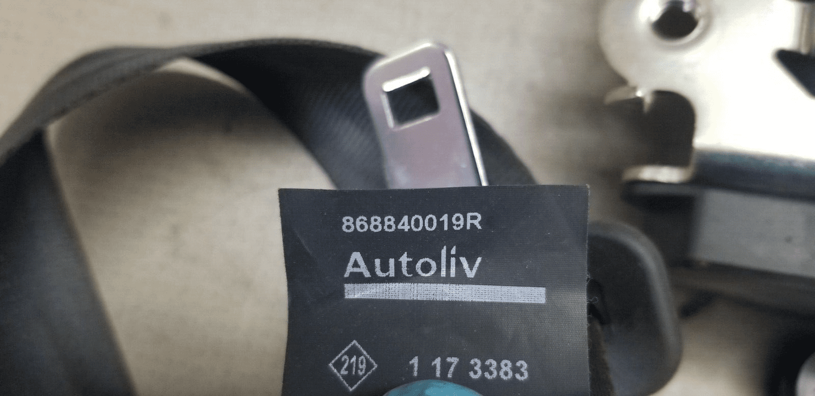 Vauxhall Movano Renault Master 2021 Passenger side front seat belt 868840019R |O - Image 9